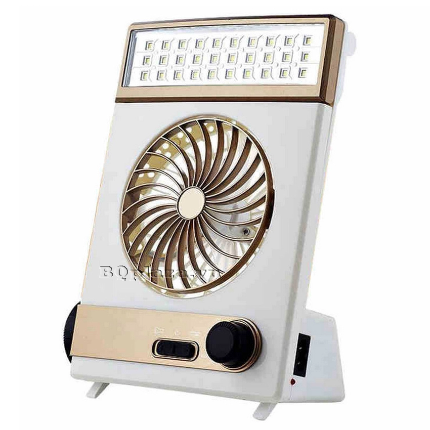 Quạt tích điện đa năng, có thể sạc điện thoại