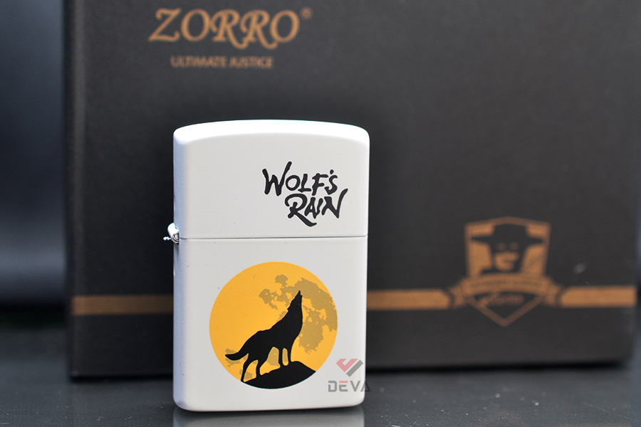 Bật lửa Chính Hãng Zorro Sơn Dạ Quang Chủ Đề Wolf's Rain Z92072