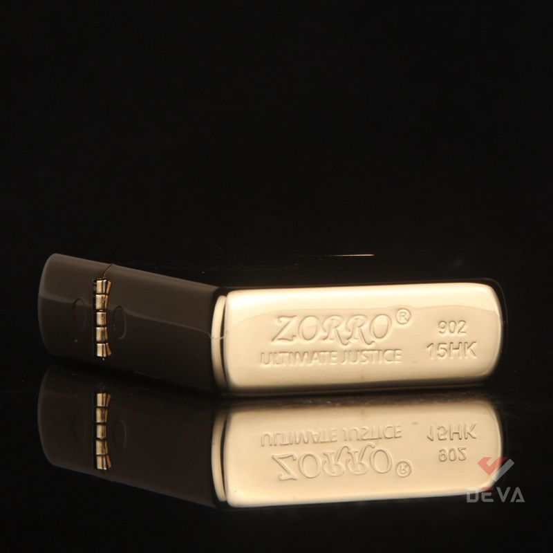 Bật lửa Zorro đồng trơn bóng Z808