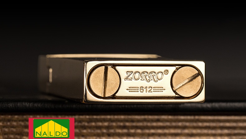 Bật lửa Zorro xăng đá kiểu mới Z612