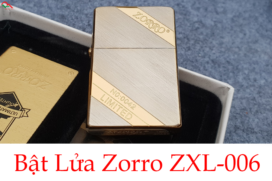 Bât Lửa Zorro Mạ Vàng ZXL00