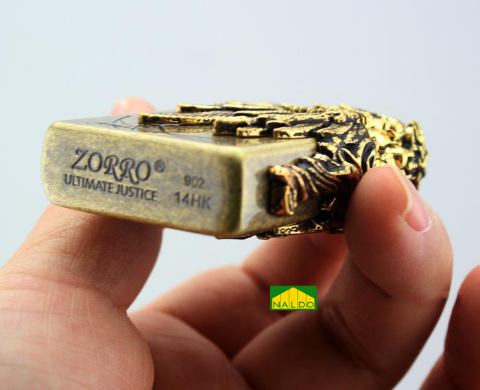 Bật lửa xăng đá nữ thần Amazon Zorro Z8516