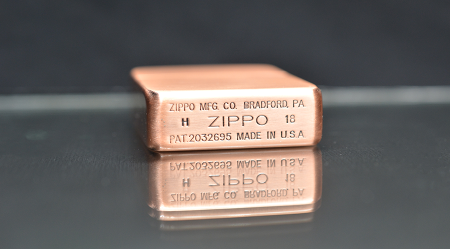 Bật lửa Zippo mạ đồng đỏ trơn tái bán 1941 hiếm ZT11