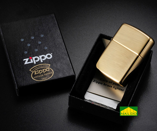 Bật lửa Zippo Mỹ vàng trơn bóng Z59