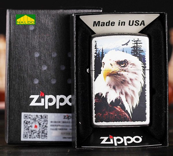 Bật Zippo Mỹ hình chim ưng eagle Z79