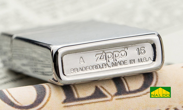 Zippo Slim bạc xước Z154