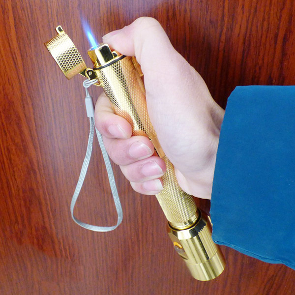 Đèn pin siêu sáng kiêm bật lửa ZiBom BT-001