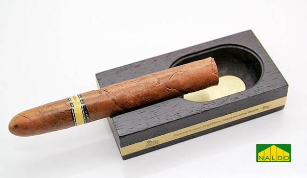 Gạt tàn Cigar Lubinski gỗ chính hãng LB063