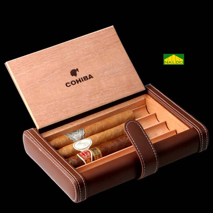 Bao da đựng xì gà 4 điếu Cohiba 6306