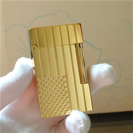 Bật lửa dupont kẻ sao D30 VÀNG