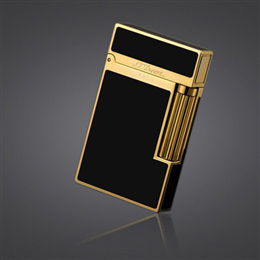 Bật lửa Dupont viền đen D2 vàng