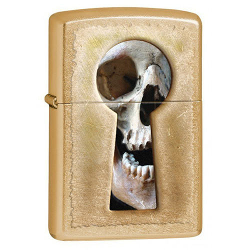 Bật lửa zippo Mỹ Keyhole skull Z112