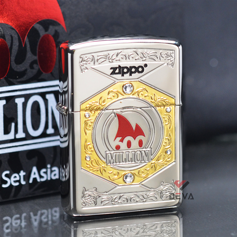 Set Zippo kỷ niệm chiếc bật lửa 600 triệu bản giới hạn Asia Z373