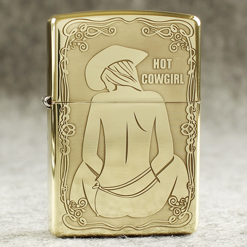 Zippo đồng Hot Cowgirl Z161