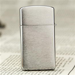 Zippo Slim bạc xước Z154