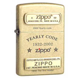 Zippo yearly code đồng bụi Z128